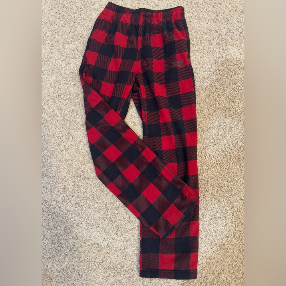 NWT The North Face Glacier Fleece Pant in Buffalo Check Size Small